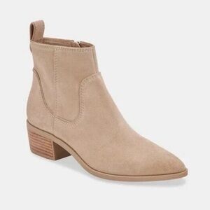 Dolce Vita Able Booties Dune Suede Sz 8.5